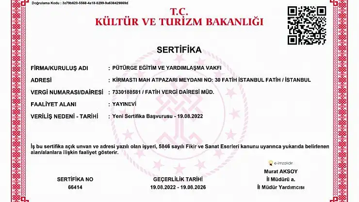 PDEV Yayınevi kuruldu