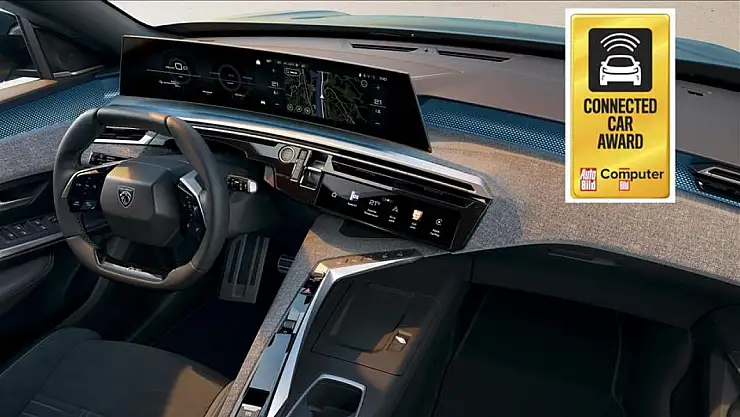 Peugeot Panoramik i-Cockpit, '2023 Bağlantılı Araç Ödülü'nü kazandı