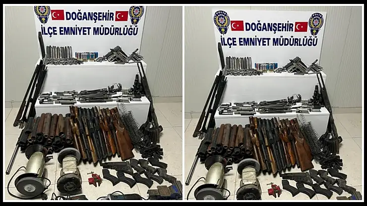 Polisten Silah Tacirine Baskın: Çok Sayıda Tabanca Parçası Ele Geçirildi