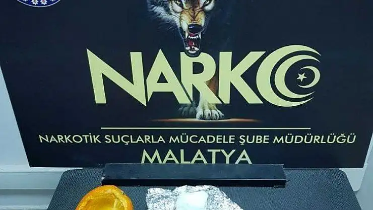 Portakal Kabukları İçerisine saklanmış Metamfetamin