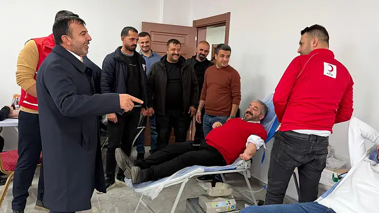 Pütürge Belediyesi'nden Kan Bağışı Etkinliğine Destek