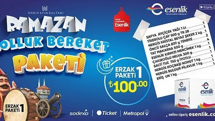 Ramazan Bereketi Esenlik'te