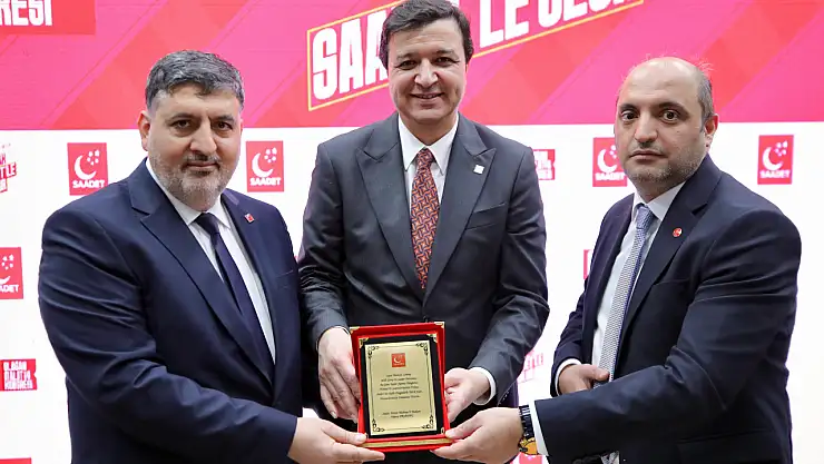 Saadet Partisi İl Başkanlığında Avukat Hamza Paşahan dönemi.