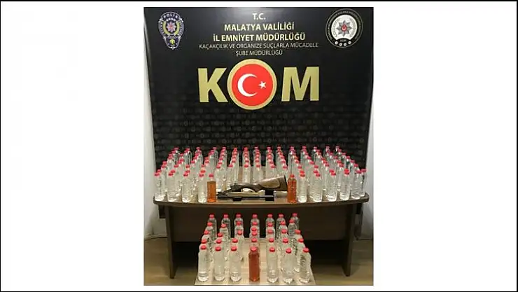 Sahte Alkol Yapan İmalathaneye baskın