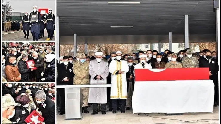 Şehit J. Uzm. Çvş. Çelik Son Yolculuğuna Düzenlenen Törenle Uğurlandı