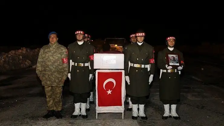 Şehit P. Söz. Er Özgür Çelik Törenle Memleketlerine Uğurlandı