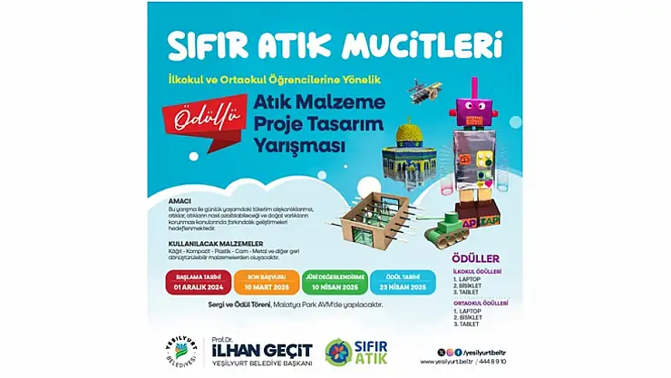 'Sıfır Atık Mucitleri' Farklı Projeleriyle Çevreye Değer Katacak