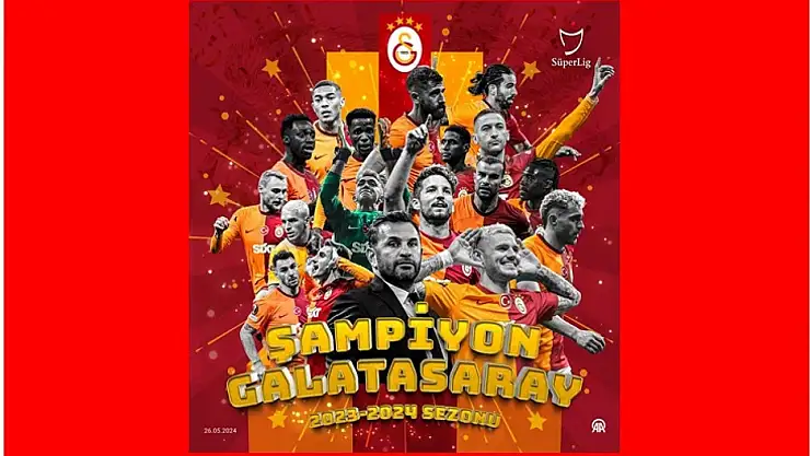 Süper Lig'de Şampiyon Galatasaray