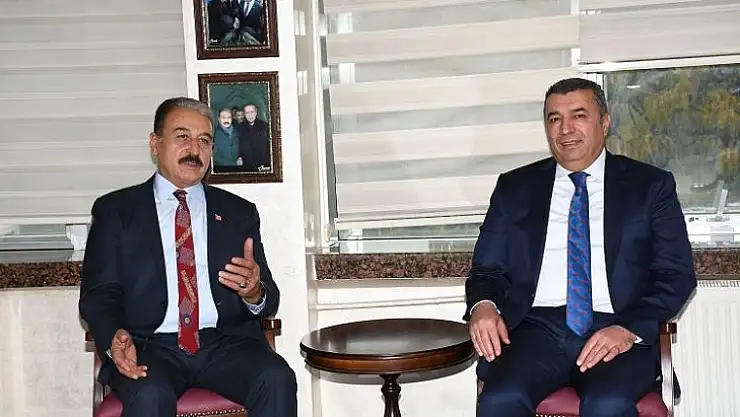 Ticaret Borsası Başkanı Özcan'dan Keskin'e ziyaret