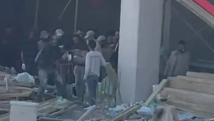 TOKİ şantiyesinde kaza: 1 yaralı