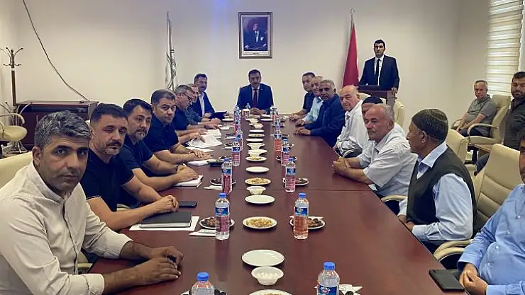Tüfenkci'den DSİ yatırımları ve sulama suyu talepleri ile ilgili kapsamlı toplantı
