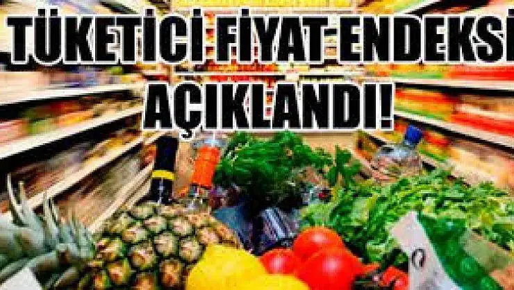 Tüketici Fiyat Endeksi açıklandı