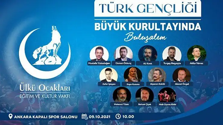 'Türk Gençliği Büyük Kurultayı' programı belli oldu