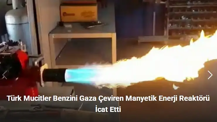 Türk Mucitler Benzini Gaza Çeviren  Manyetik Enerji Reaktörü İcat Etti.