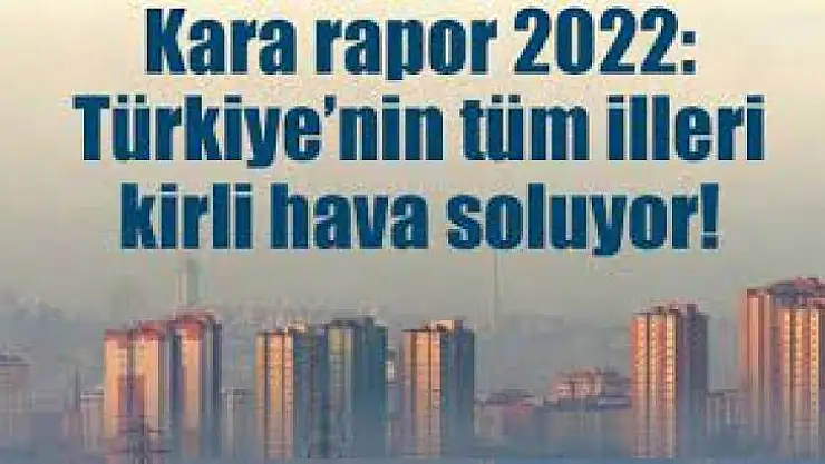 Türkiye'nin Tüm İlleri Kirli Hava Soluyor!