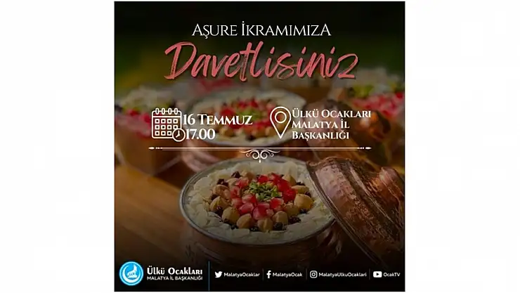 Ülkü Ocakları'ndan Aşure Proğramı