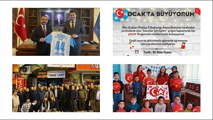 Ülkü Ocakları Malatya İl Başkanlığının yoğun temposu