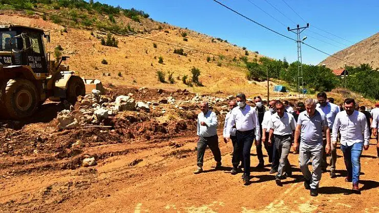 Vali Baruş, Kozluk Mahallesinde İncelemelerde Bulundu