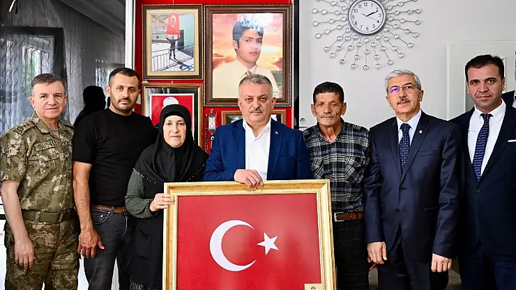 Vali Ersin Yazıcı Şehit Ailelerini Ziyaret Etti