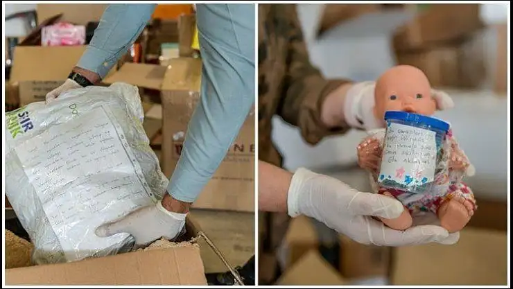 Yardım kolilerinden kalpleri ısıtan mesajlar