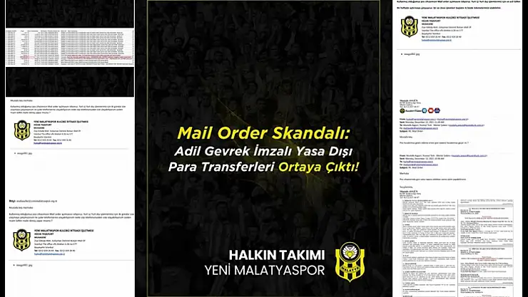 Yeni Malatyaspor'dan Flaş Açıklama: Kara Para Ve Sahte Bağış Şüphesi!
