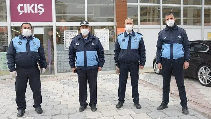 Zabıta Ekipleri Marketlerde Maske, Mesafe Ve Hijyen Denetimi Gerçekleştirdi