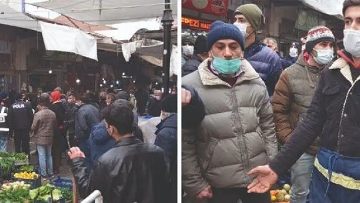 Zabıta ve seyyar satıcılar kavga etti iki esnaf hastanelik oldu