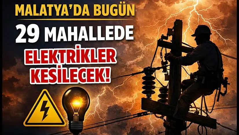 29 Mahallede Elektrikler Kesilecek