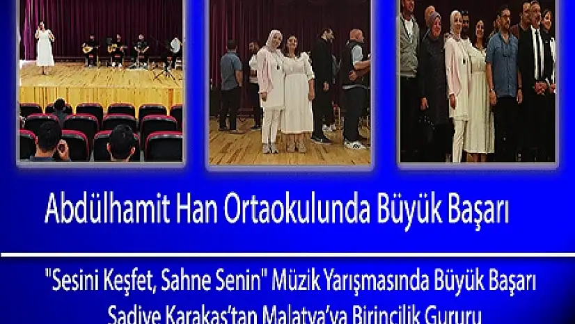 Abdülhamit Han Ortaokulunda Büyük Başarı