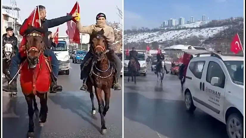 Banazı Meydanında Bayrak İçin Tek Yürek