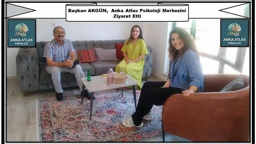 Başkan AKGÜN'den  Anka Atlas Psikoloji Merkezine Ziyaret