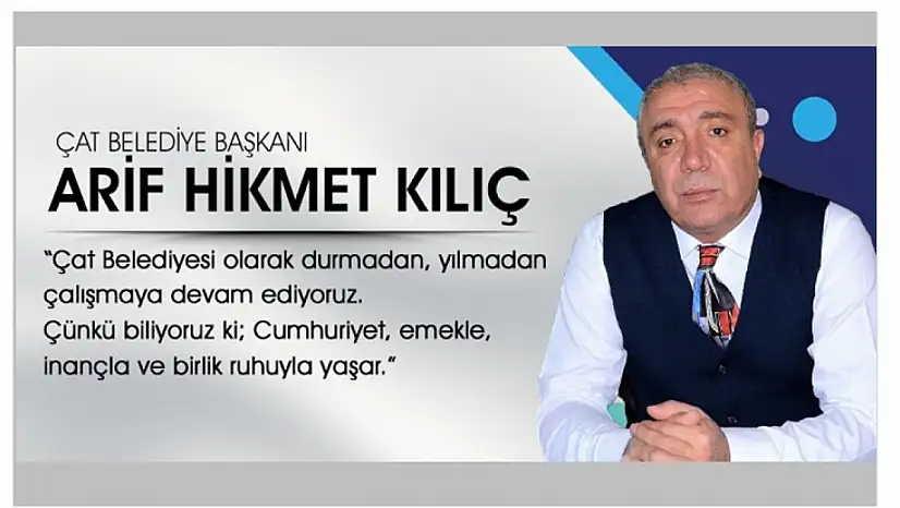 Başkan Kılıç'tan Cumhuriyet'in 102. Yılı Mesajı