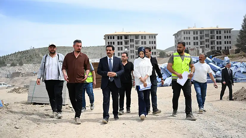 Başkan Taşkın: 'Hedef, Ak Oğuz Kışlası'ndaki Konutları Ekim Sonuna Yetiştirmek'