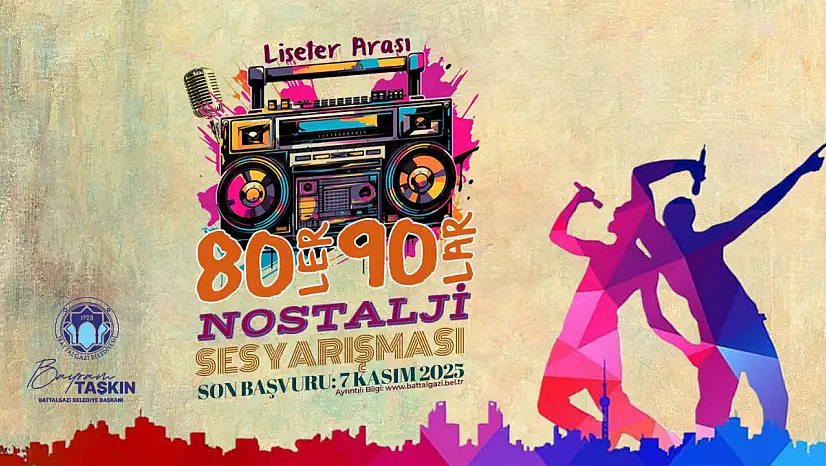 Battalgazi Belediyesi'nden Liselilere 80'ler 90'lar Nostalji Ses Yarışması