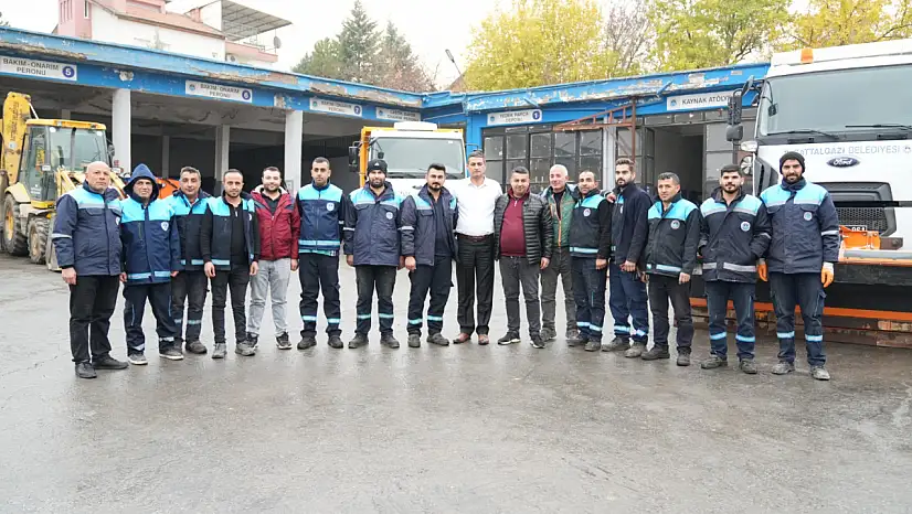 Beklenen Kar Yağışı Öncesi Battalgazi'de Teyakkuz