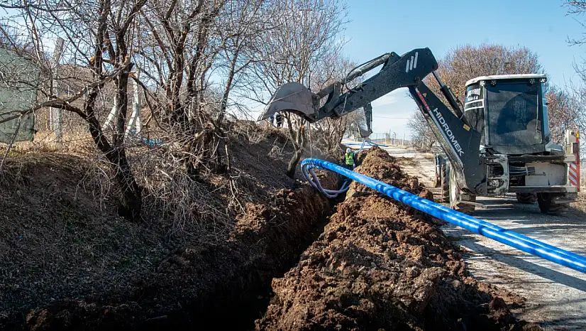 Bulutlu ve Hisartepe'ye 12.300 Metre İçme Suyu Hattı