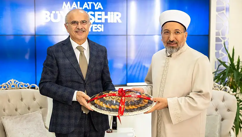 Diyanet İşleri Başkanı Arpaguş'tan Başkan Er'e Miraç Kandili Ziyareti