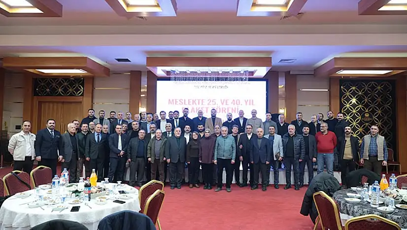 HKMO Malatya'da 25. ve 40. Yıl Emek Plaketleri Duygusal Anlara Sahne Oldu