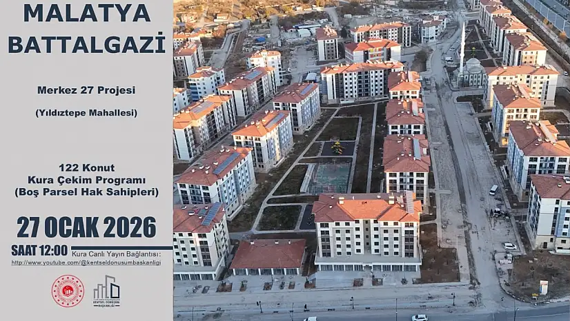 Malatya'da 187 Konut İçin Kura Heyecanı: Yeşilyurt ve Battalgazi'de Büyük Gün