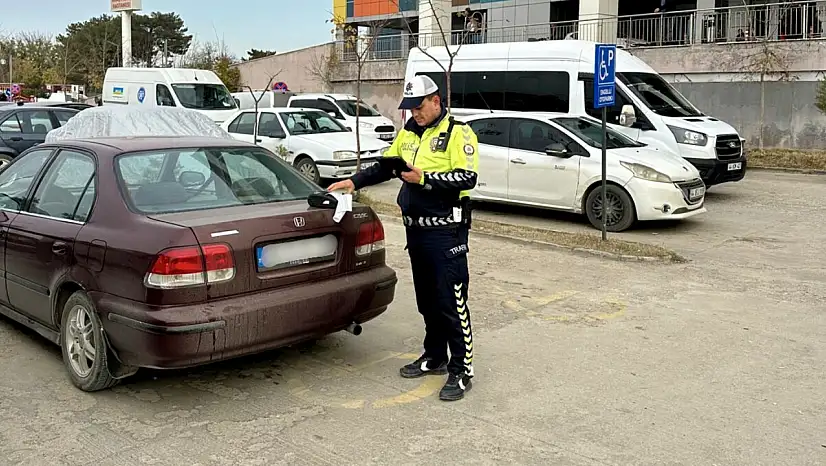 Malatya'da Engelli Park Yerlerine Sıkı Denetim