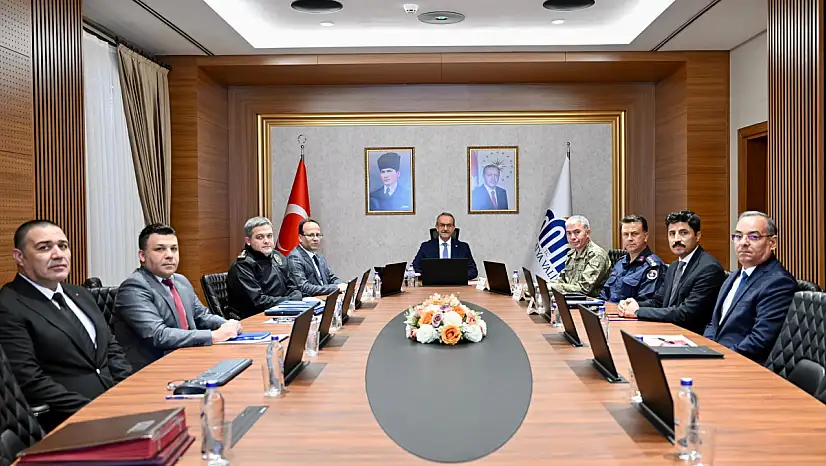 Malatya'da Güvenlik Toplantısında Suçla Mücadele Raporu Değerlendirildi