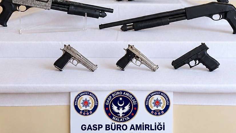 Malatya'da iş yeri kurşunlama olaylarına yönelik operasyonda 5 tutuklama