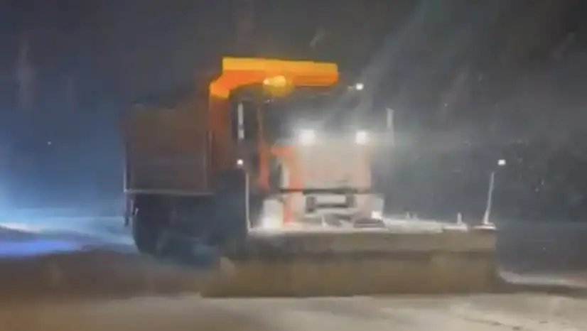 Malatya'da Kar ve Tipi Ulaşımı Felç Etti