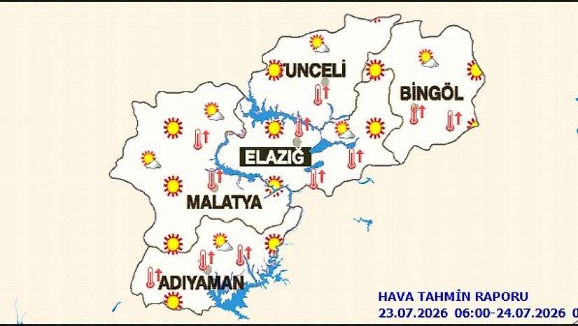 Meteoroloji'den Bölge İçin Sıcak Hava ve Kuvvetli Rüzgar Uyarısı