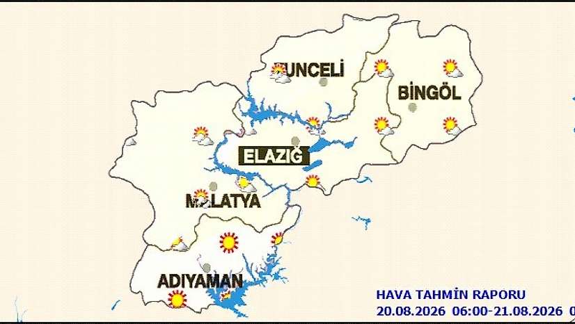 Meteoroloji'den Malatya ve Bölge İçin Hava Tahmini