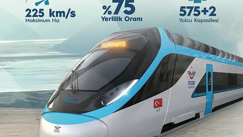 Türkiye'nin Milli Elektrikli Hızlı Treni %90 Oranında Hazır
