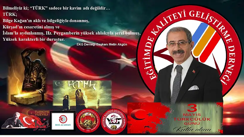 02/05 2023 Başkan Akgün'den 3 Mayıs Türkçüler Günü Mesajı...