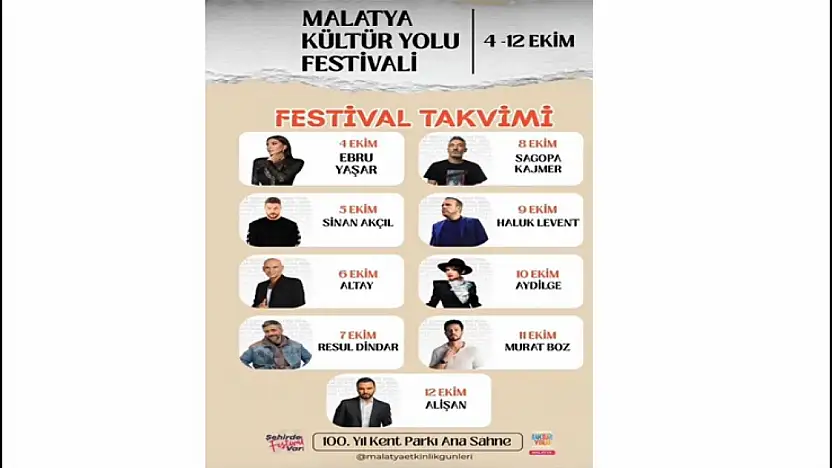 4-12 Ekim Arasında Sanat ve Eğlence Dolu Günler
