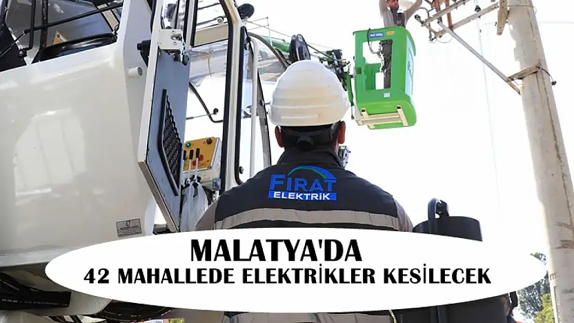 42 Mahallede Elektrikler Kesilecek