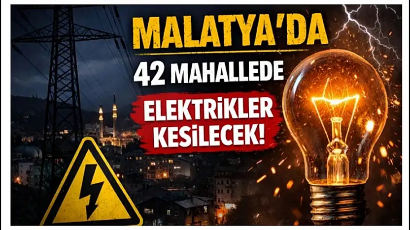 42 Mahallede Elektrikler Kesilecek